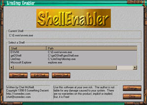 ShellEnabler screenshot